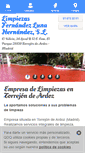 Mobile Screenshot of limpiezasintegralestorrejon.com